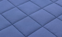 Closeup of the quilted panels and stitching on Classic Weighted Blanket